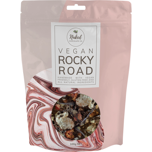 Naked Chocolate Co Vegan Rocky Road Dark Chocolate