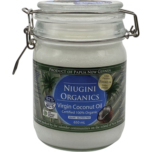Niugini Organics Virgin Coconut Oil 100% Pure 6 x