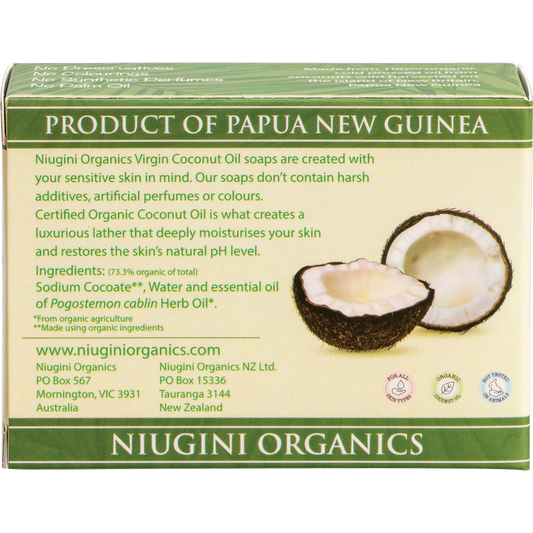 Niugini Organics Virgin Coconut Oil Soap Patchouli