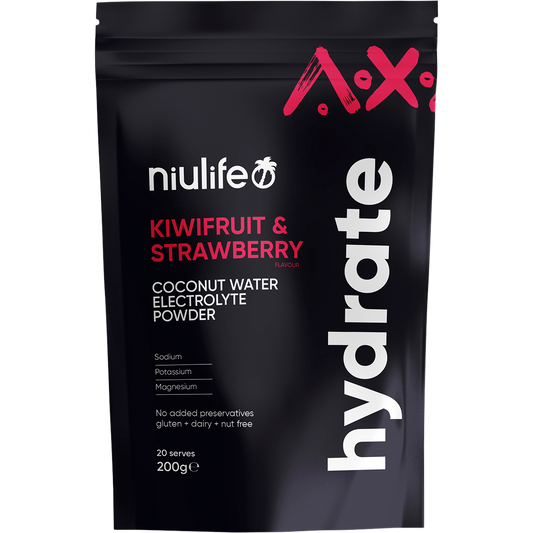 Niulife Hydrate Electrolyte Powder Kiwifruit & Strawberry