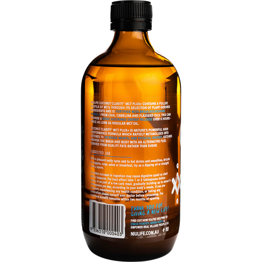 Niulife Coconut MCT Plus+ Oil Clarity - Box of 6