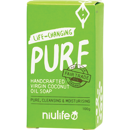 Niulife Coconut Oil Soap Pure