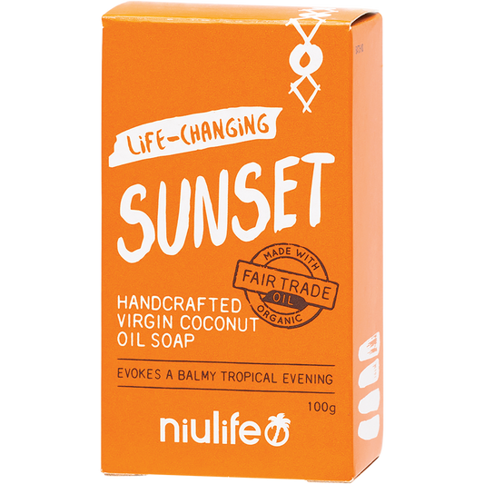 Niulife Coconut Oil Soap Sunset