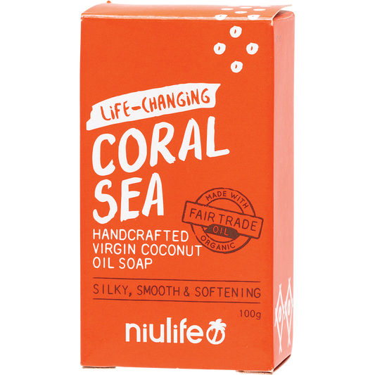 Niulife Coconut Oil Soap Coral Sea