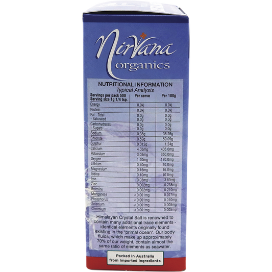 Nirvana Organics Himalayan Salt Medium