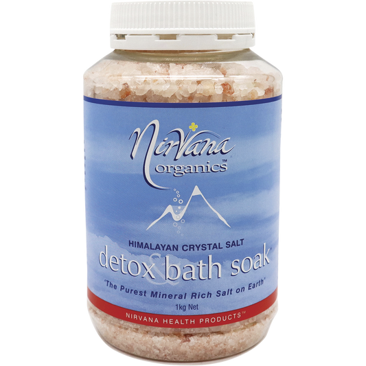 Nirvana Organics Himalayan Crystal Salt Detox Bath Soak
