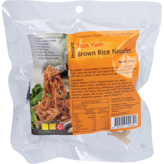 Nutritionist Choice Instant Tom Yum Brown Rice Noodle Kit