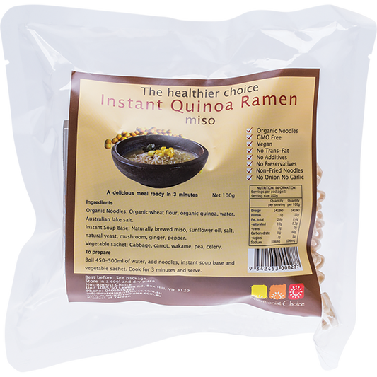 Nutritionist Choice Instant Quinoa Ramen Miso