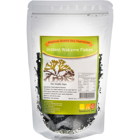 Nutritionist Choice Sea Vegetables Wakame Flakes