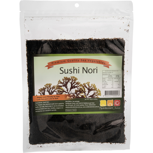 Nutritionist Choice Sushi Nori 10 Sheets