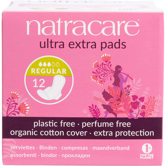 Natracare Ultra Extra Pads Regular (Wings)