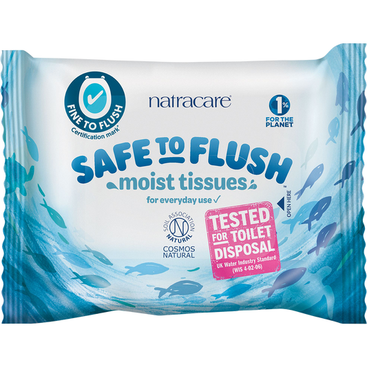 Natracare Moist Tissues Safe To Flush