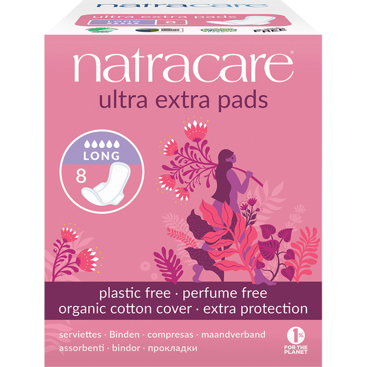 Natracare Ultra Extra Pads Long (Wings)