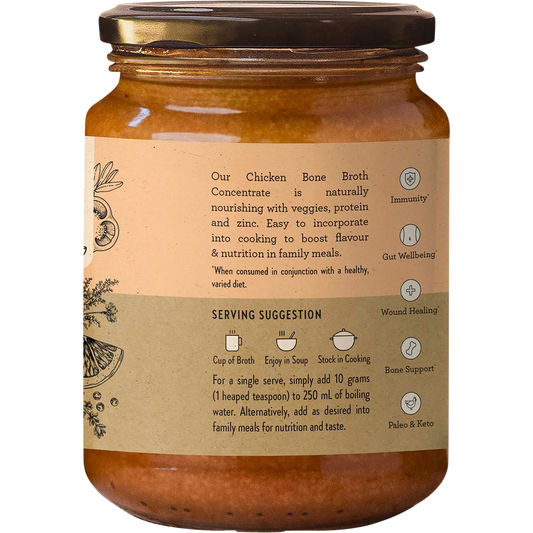 Nutra Naturals Chicken Bone Broth Concentrate Lemon & Paprika