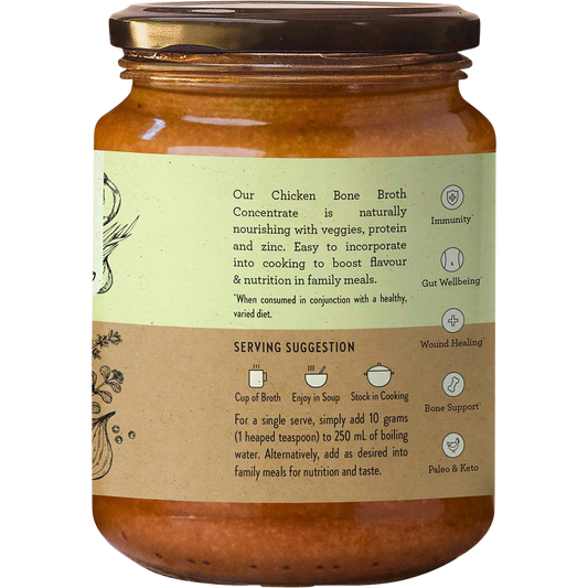 Nutra Naturals Chicken Bone Broth Concentrate Native Herbs