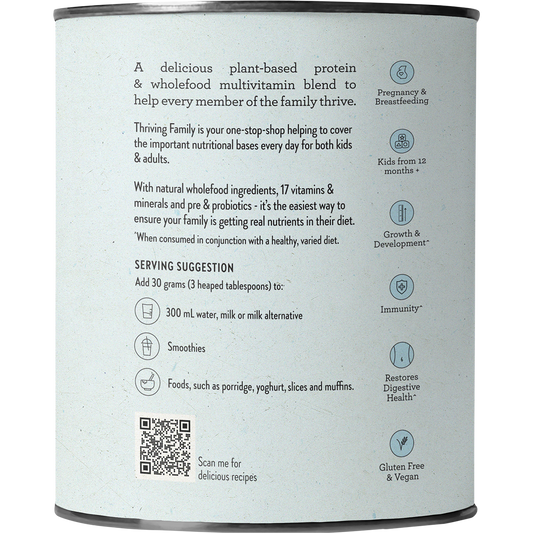 Nutra Naturals Thriving Family Smooth Vanilla