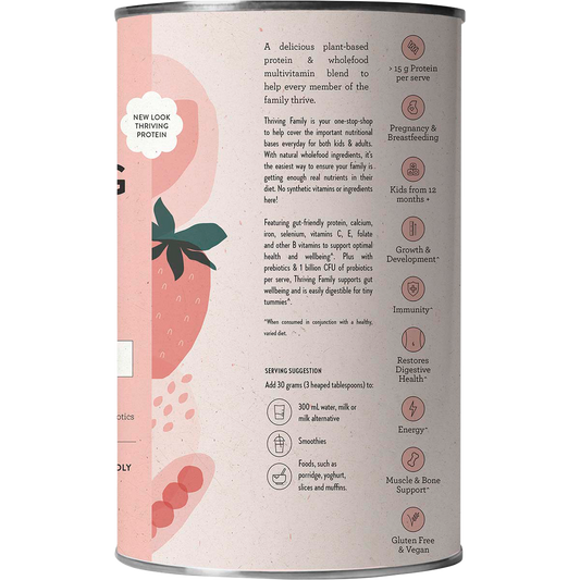 Nutra Naturals Thriving Family Strawberries & Cream