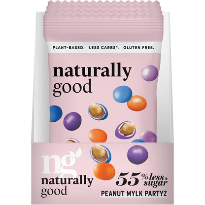 NATURALLY GOOD Peanut Mylk Partyz 55% Less Sugar x 10