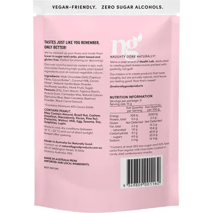 NATURALLY GOOD Peanut Mylk Partyz 55% Less Sugar x 6