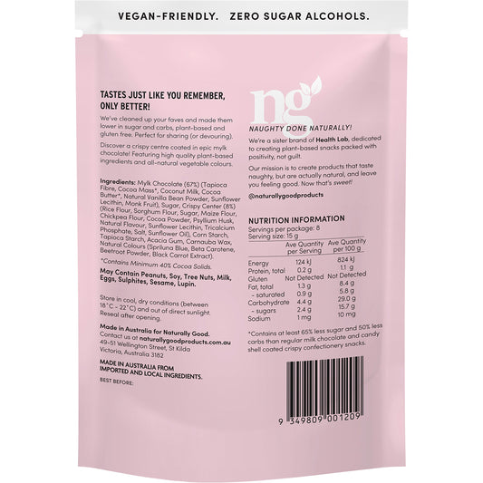 NATURALLY GOOD Crispy Partyz 55% Less Sugar x 6