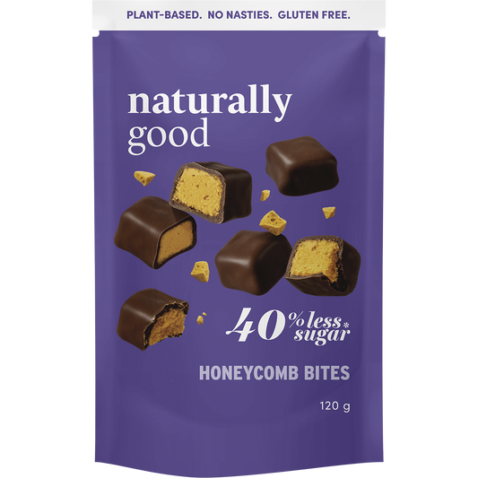 Naturally Good Choc Honeycomb Bites - Box of 6