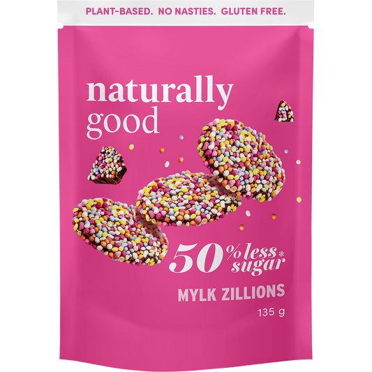 Naturally Good Mylk Zillions 50% less sugar - Box of 6