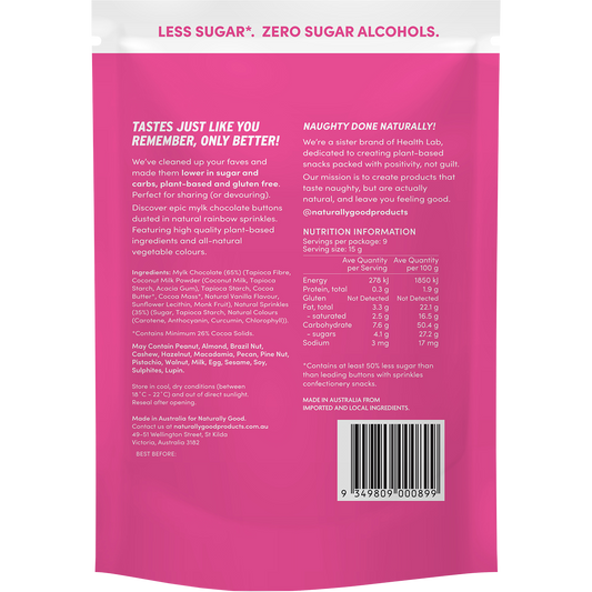 Naturally Good Mylk Zillions 50% less sugar - Box of 6