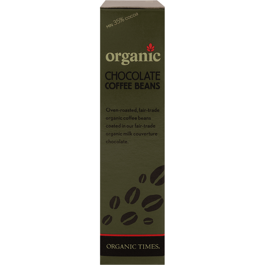 Organic Times Milk Chocolate Coffee Beans