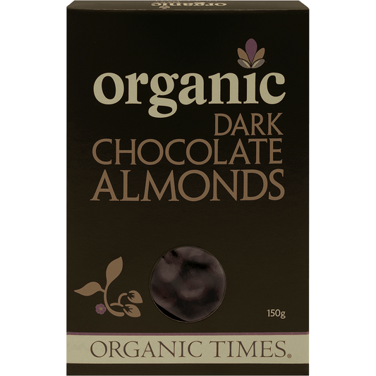 Organic Times Dark Chocolate Almonds