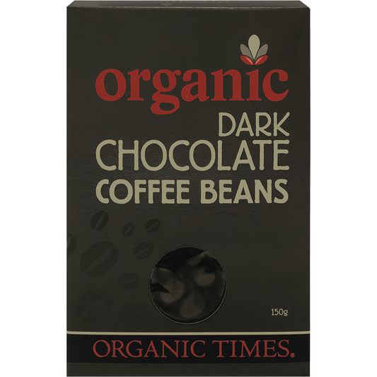 Organic Times Dark Chocolate Coffee Beans