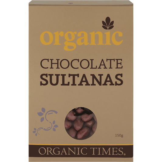 Organic Times Milk Chocolate Sultanas