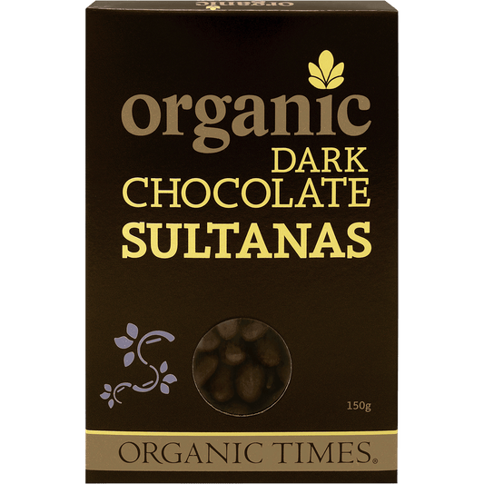 Organic Times Dark Chocolate Sultanas