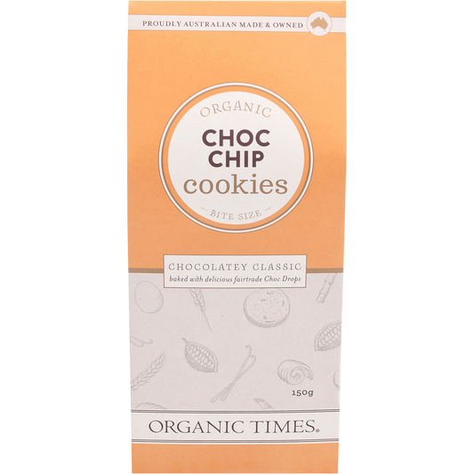 Organic Times Cookies Choc Chip