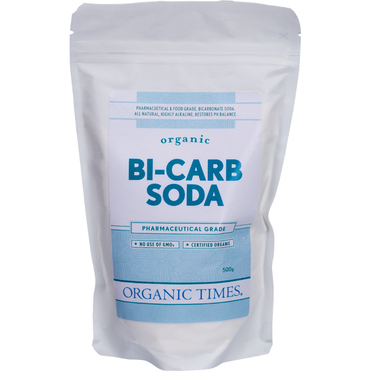 Organic Times Bi-Carb Soda Organic Pharmaceutical Grade