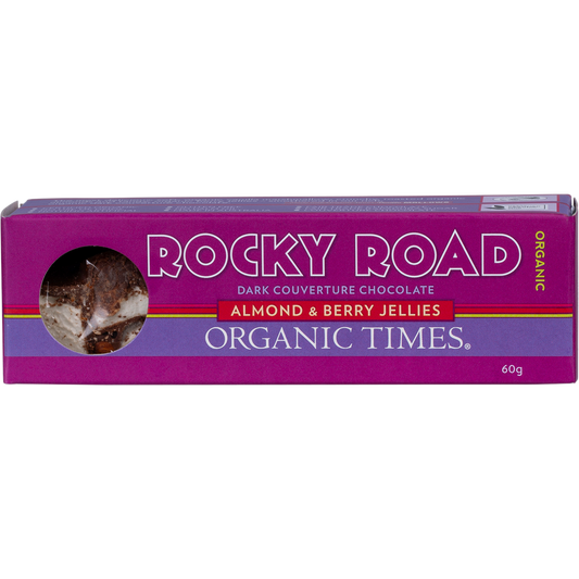 Organic Times Rocky Road Dark Chocolate