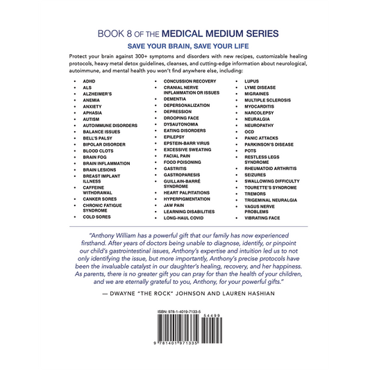 Books Medical Medium Brain Saver Protocols by Anthony William