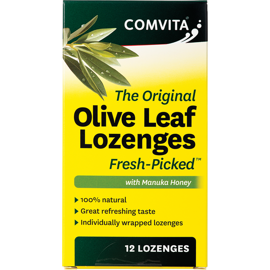 Comvita Olive Leaf Extract Lozenges with Manuka Honey 12 x 12pk