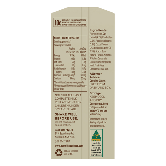 OMG Oat Milk Chocolate Proatein - Box of 12
