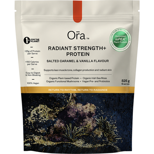 Ora Health Radiant Strength+ Protein Salted Caramel & Vanilla