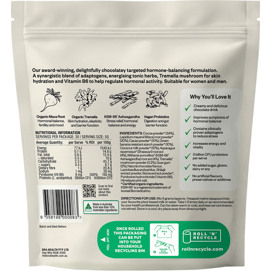 Ora Health Hormonal Balance Powder Chocolate