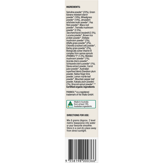 Ora Health Organic Greens Superpowder+ Daily Sachets