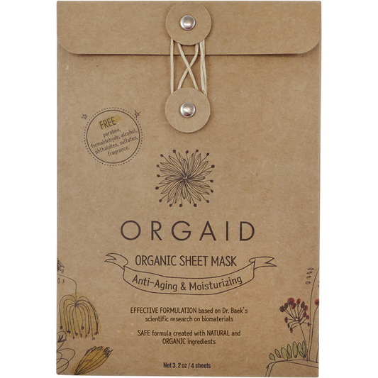 Orgaid Organic Sheet Mask Anti-Aging & Moisturizing
