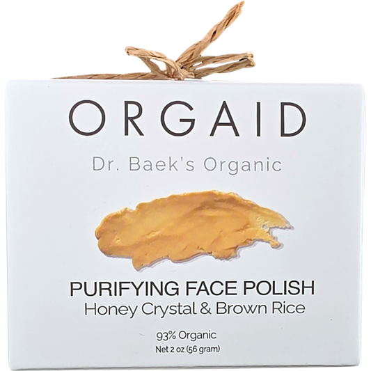 Orgaid Purifying Face Polish Honey Crystal and Brown Rice
