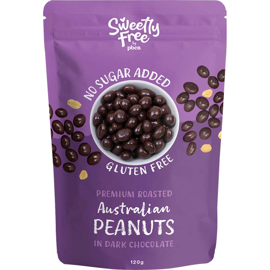 PBco Sweetly Free Peanuts Dark Chocolate No Sugar Added