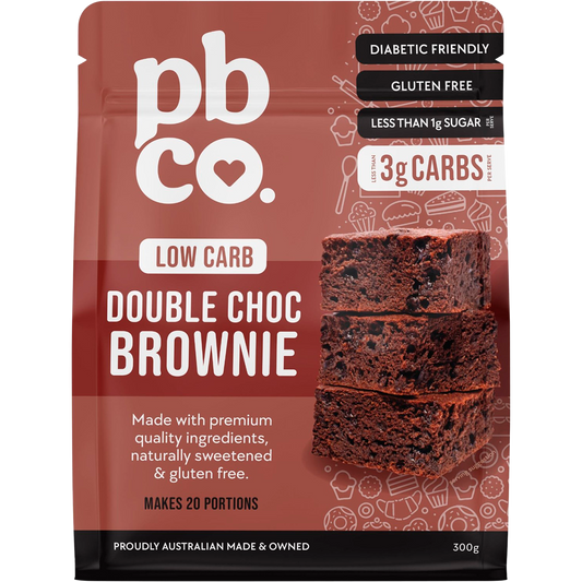 PBco Double Choc Brownie Low Carb