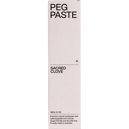 Peg Paste Natural Toothpaste with Hydroxyapatite Sacred Clove