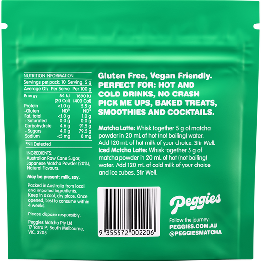 Peggies Matcha Blueberry