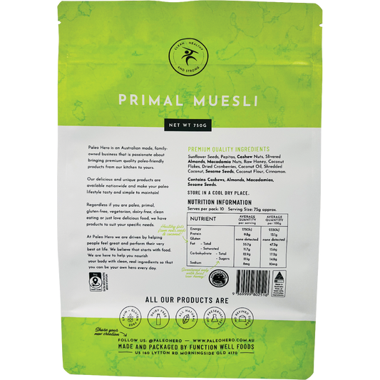 Paleo Hero Primal Muesli