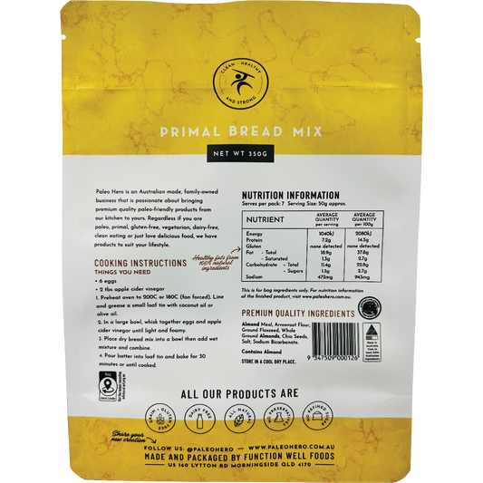 Paleo Hero Primal Bread Mix