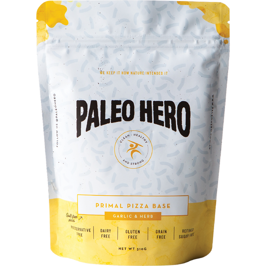 Paleo Hero Primal Pizza Base Mix Garlic & Herb